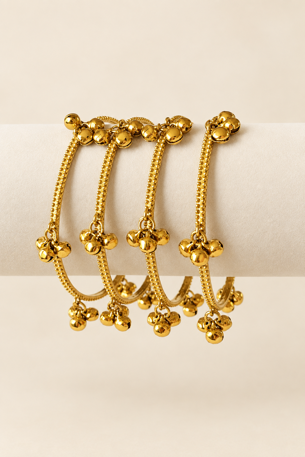 KASHMIRI GUNGROO BANGLES GOLD KSBG03
