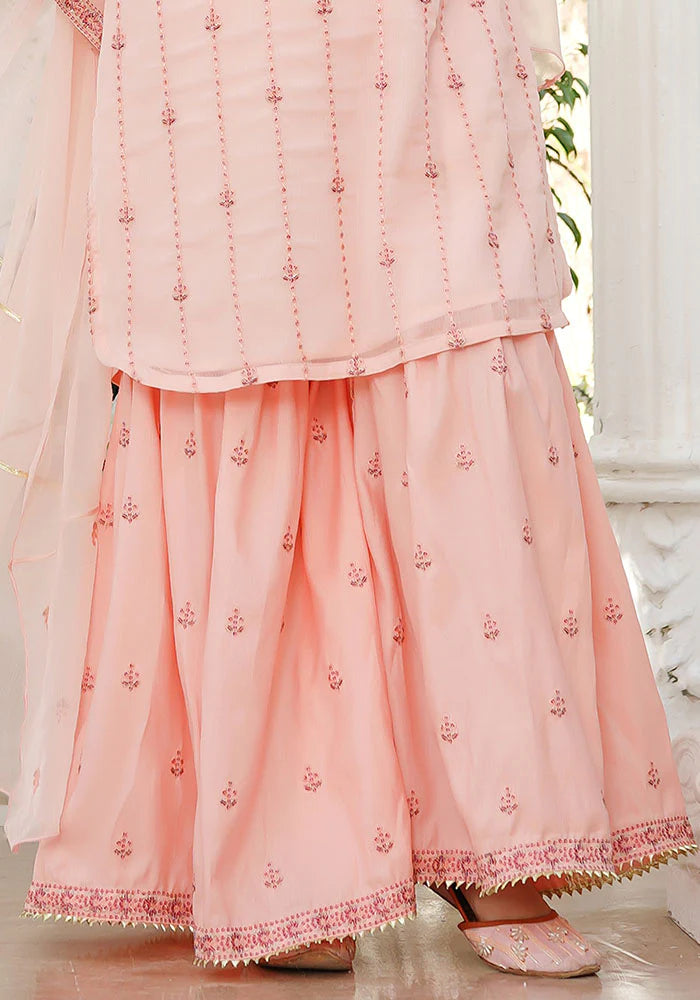 EMBROIDERED HANDWORK GHARARA SUIT SFOC13