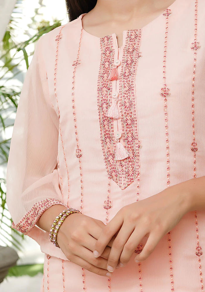 EMBROIDERED HANDWORK GHARARA SUIT SFOC13