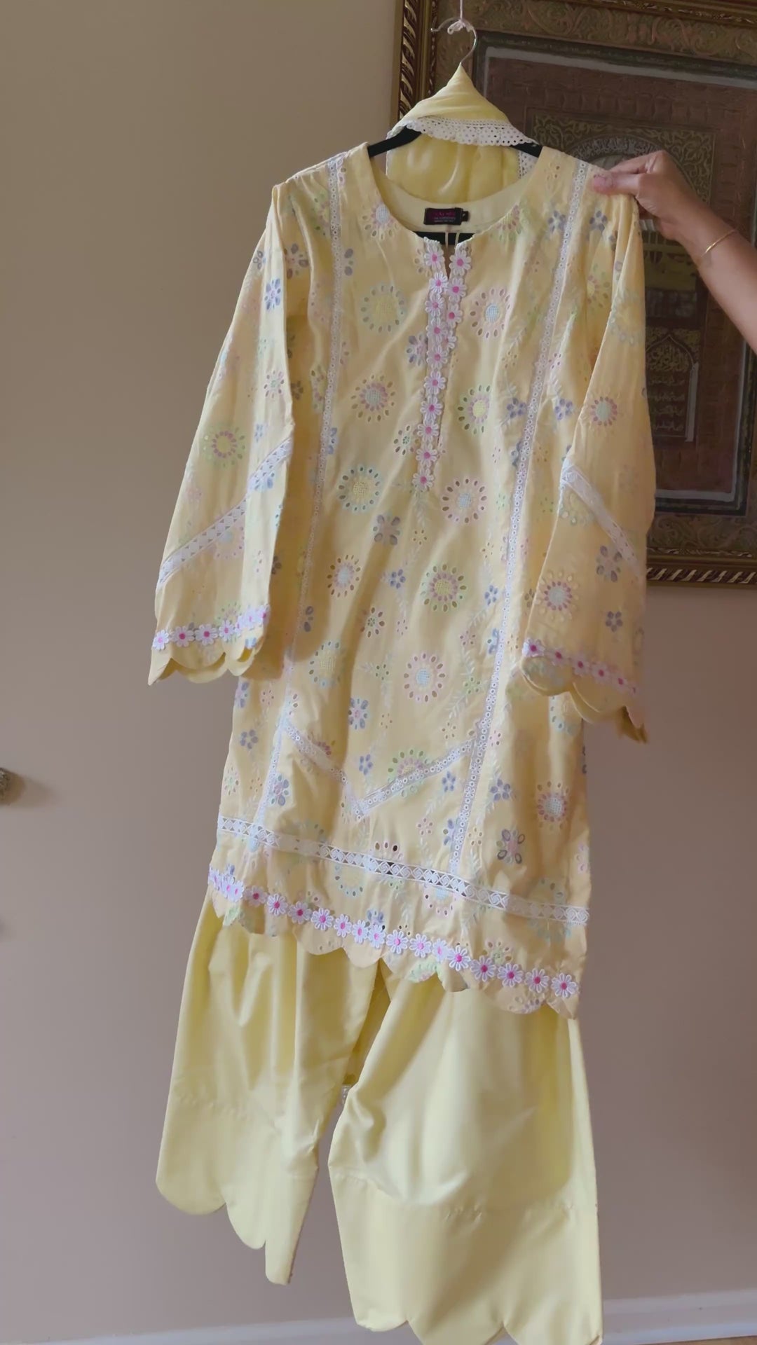SCHIFFLI EMBROIDERED FARSHI SHALWAR SCFR07