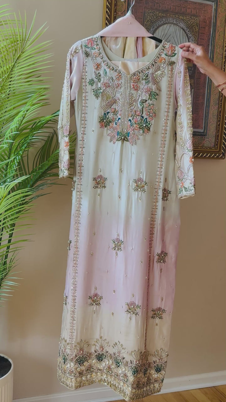 HEAVY PURE SILK CUSTOM WEDDING WEAR MUSF11
