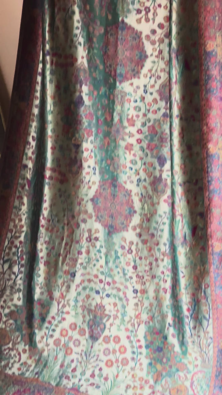 KHANI MOONLIGHT WOVEN PASHMINA SHAWL KHSF05