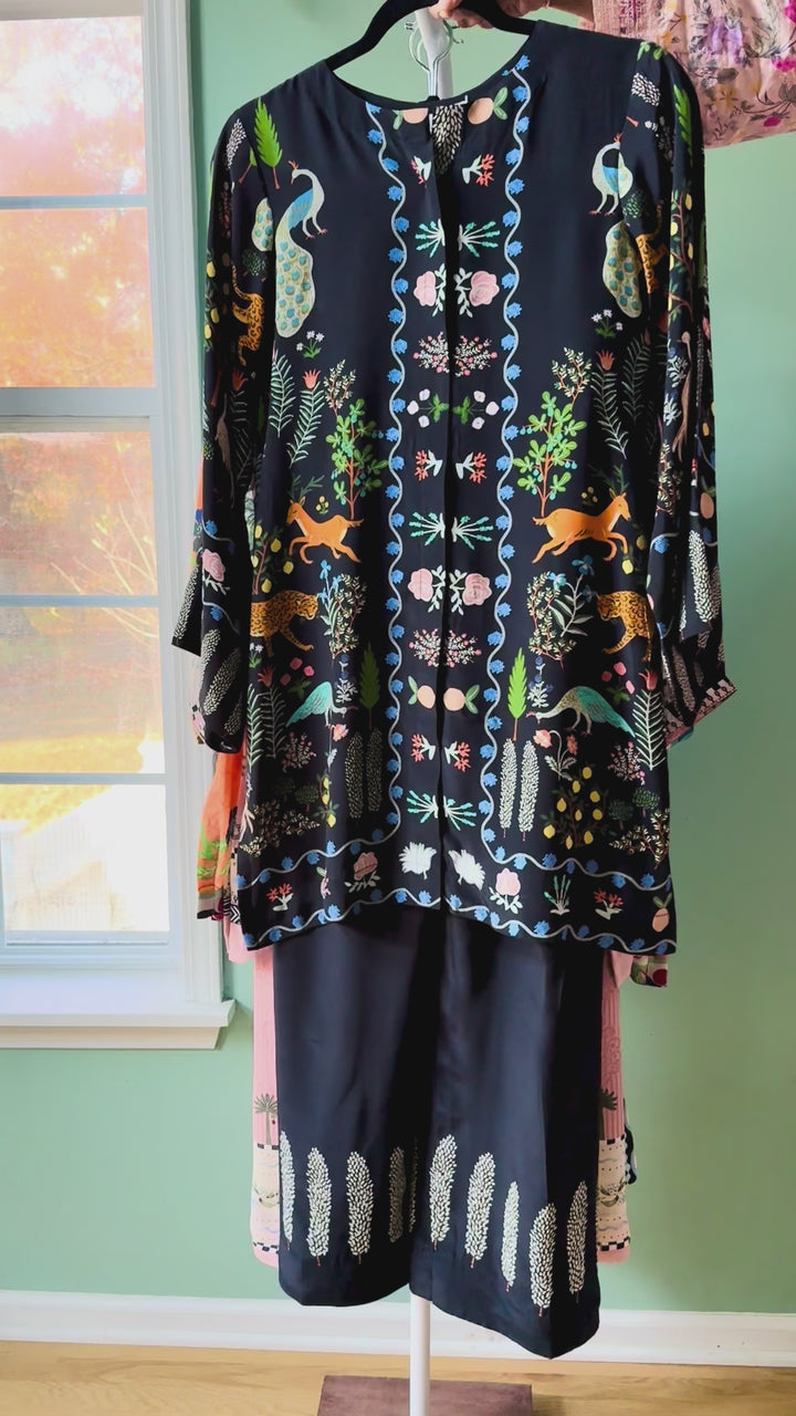 PURE CREPE SILK SUMMER FUSION CO-ORDS SFAZ08