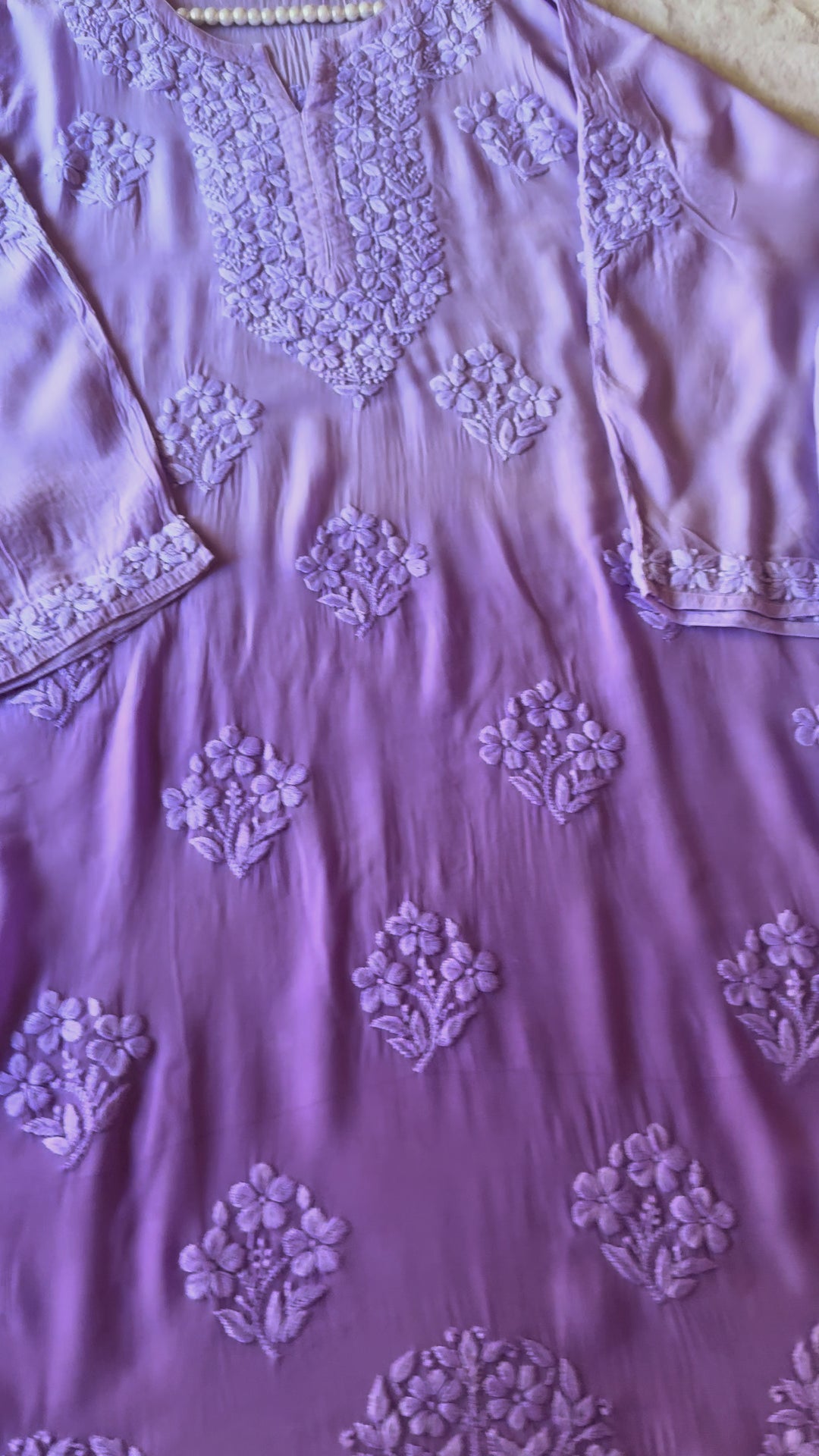 PURE SILK CHIKANKARI WITH HEAVY 3-D WORK SFCH14