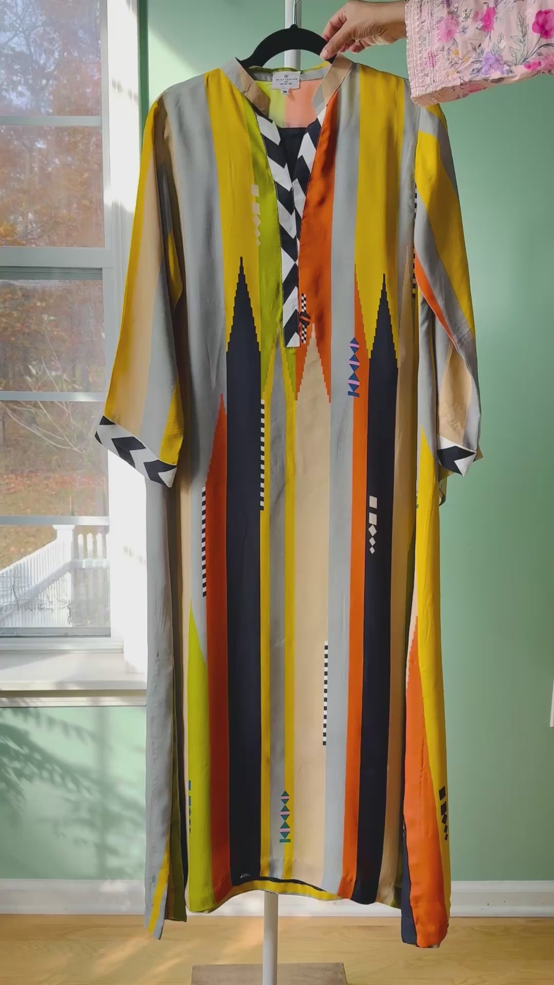 PURE CREPE SILK FUSION KAFTAN SFKF02