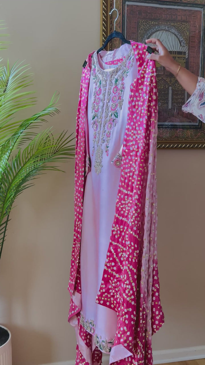 CUSTOM SERIES PURE SILK CHUNRI SUITS CHSF10