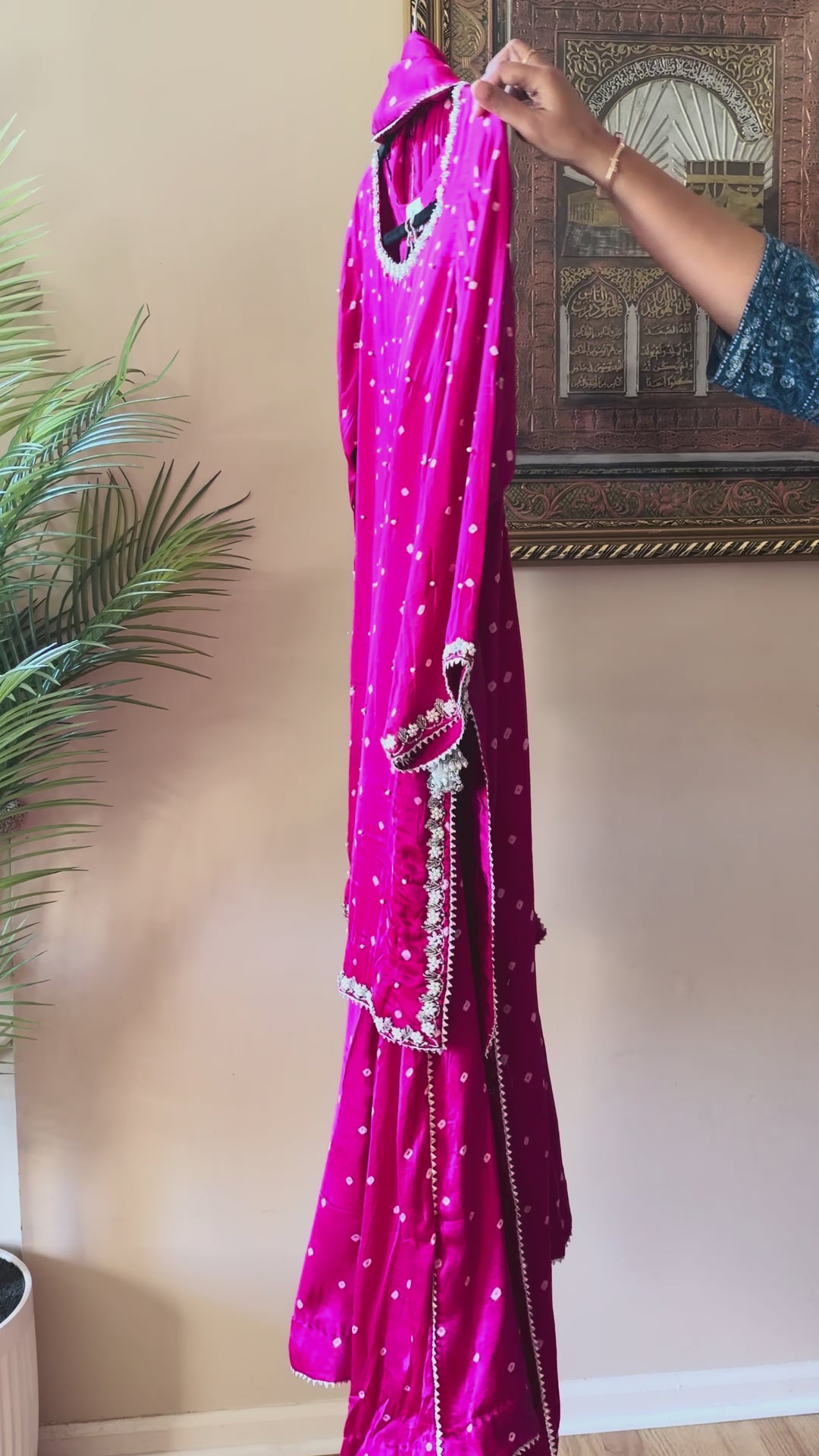 CHUNRI PURE CHARMEUSE SILK SHARARA SUIT SFSH04