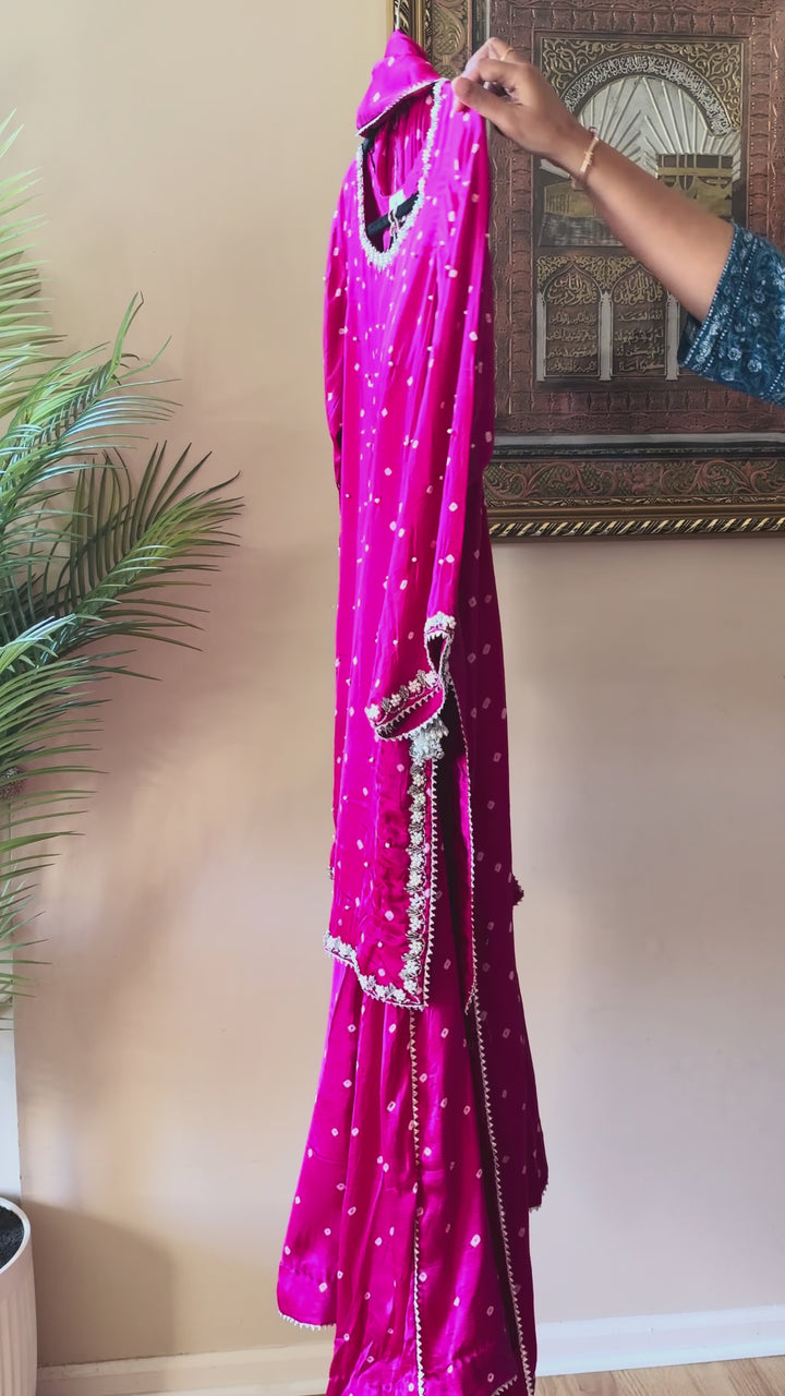 CHUNRI PURE CHARMEUSE SILK SHARARA SUIT SFSH04