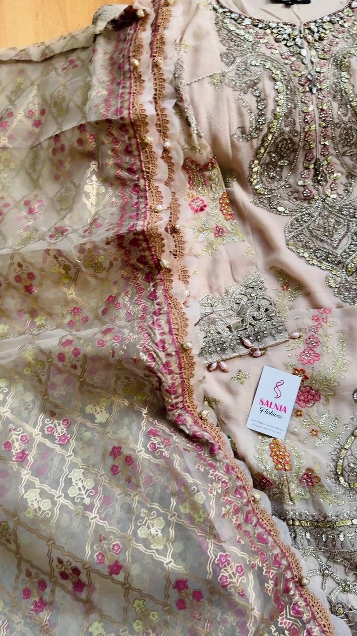 CHIFFON PARTYWEAR SUIT ALPW135