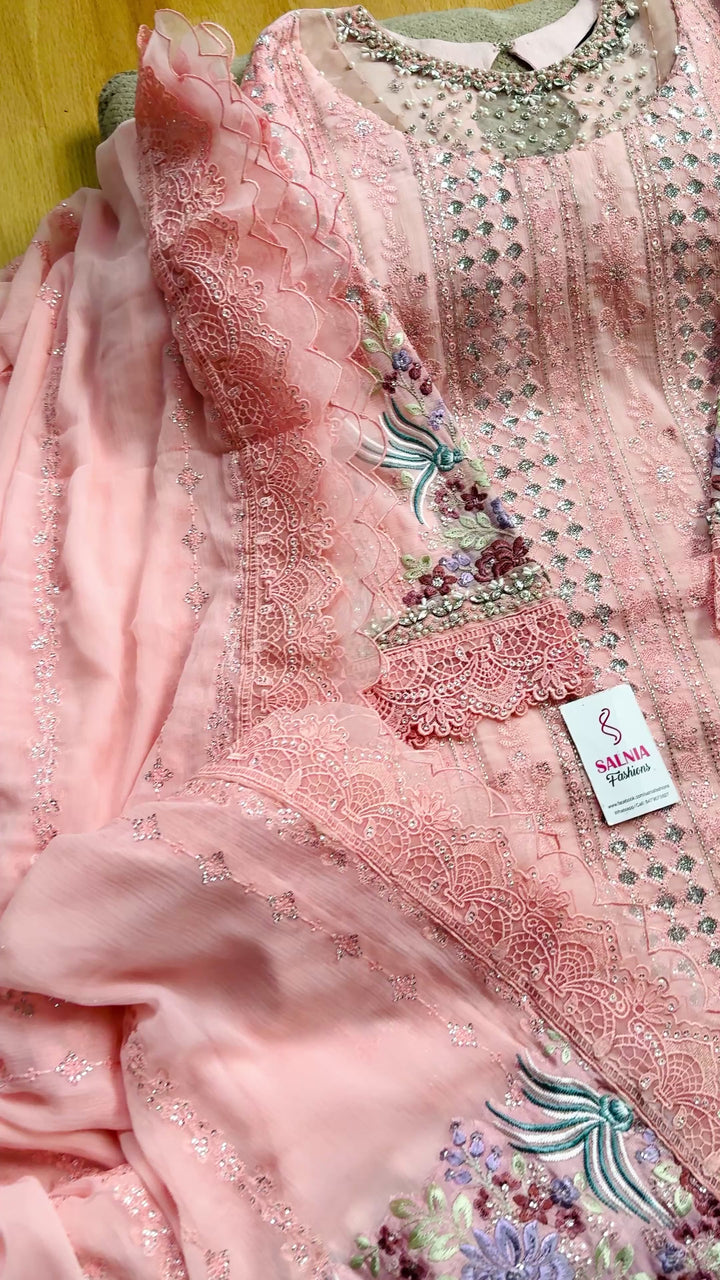 CHIFFON PARTYWEAR SUIT ALPW133