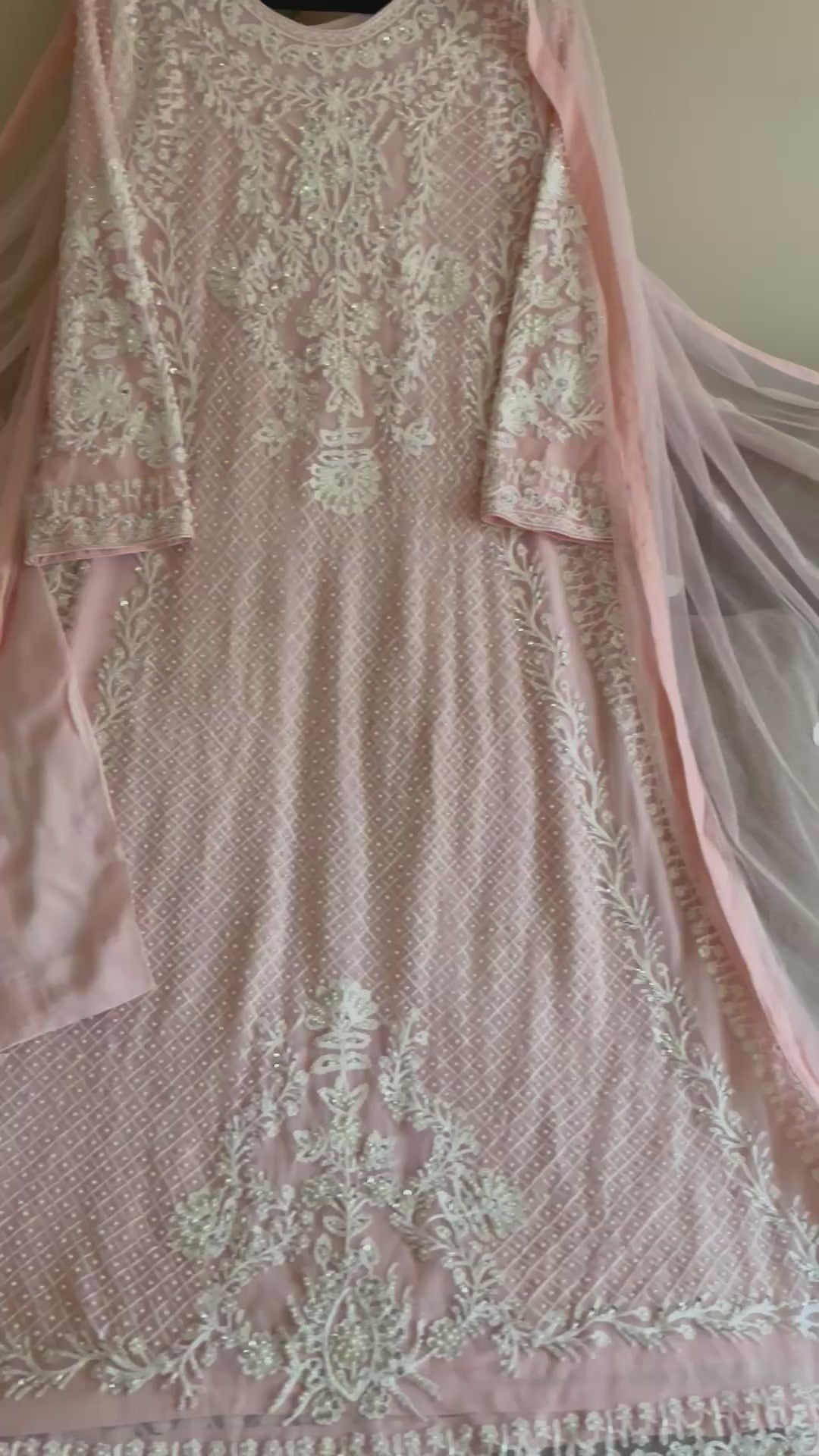 HEAVY PARTYWEAR PEARLWORK SUIT ALPW04