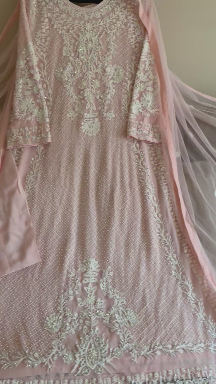 HEAVY PARTYWEAR PEARLWORK SUIT ALPW04