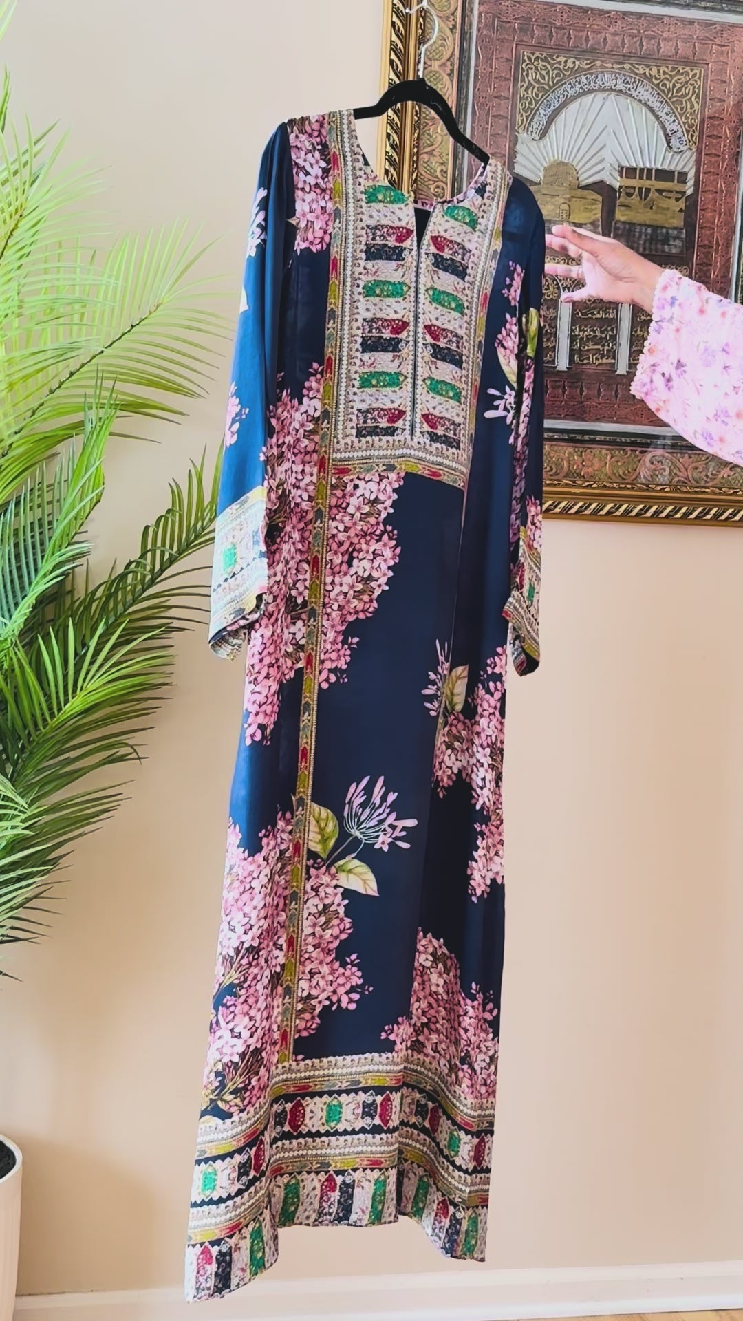 PURE CREPE SILK FUSION KAFTAN SFKF02