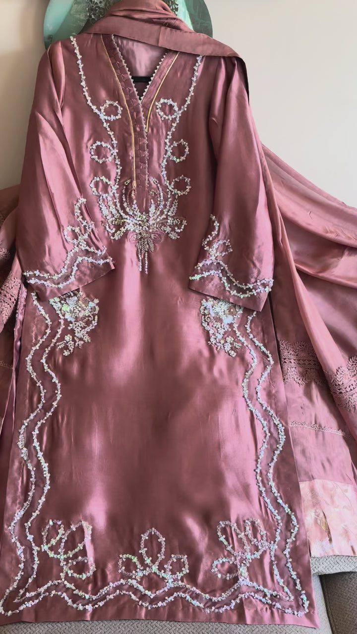 HEAVY PURE SILK CUSTOM PARTYWEAR MUSF04