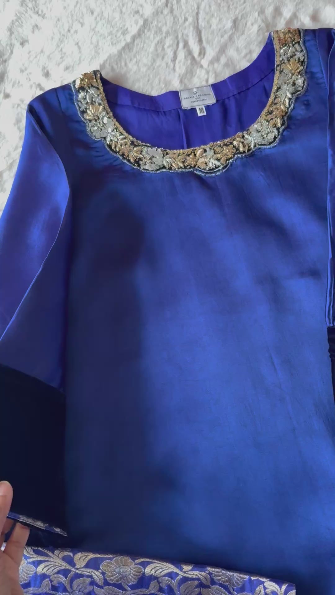 HANDWORK SHEESHA SILK PARTYWEAR SUIT CSPW02