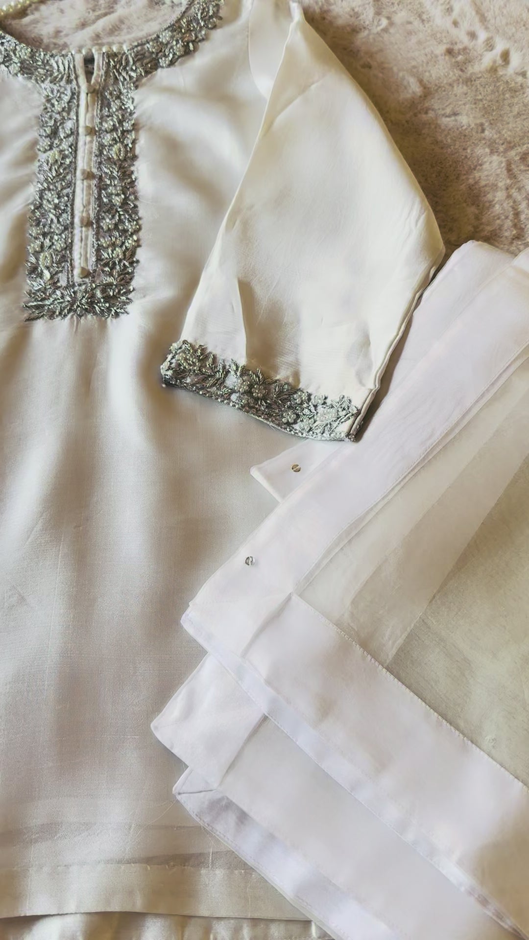 HANDWORK SHEESHA SILK FARSHI SHALWAR FRSH13