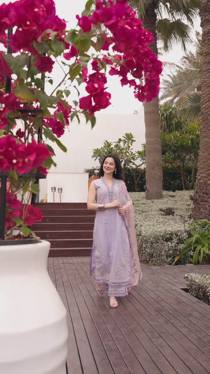 FAIZA SAQLAIN LUXURY LAWN COLLECTION AYA SUELA