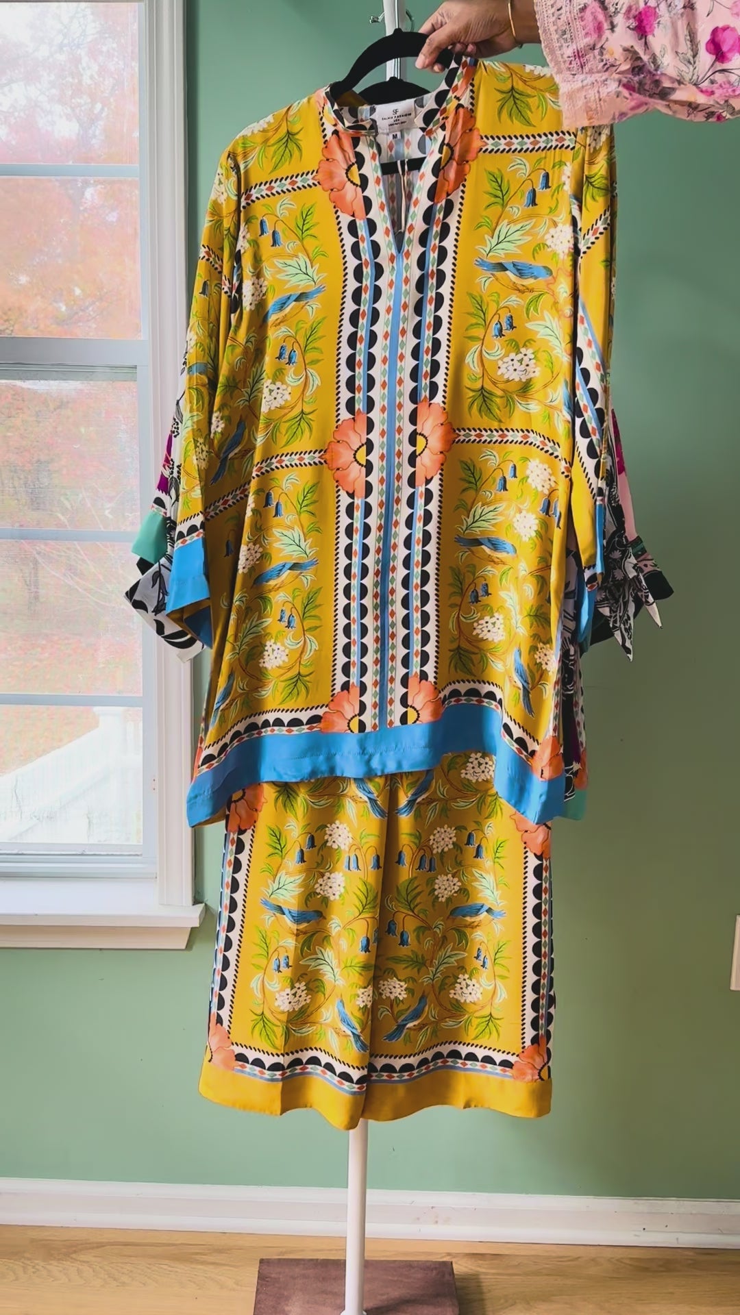 PURE CREPE SILK SUMMER FUSION CO-ORDS SFAZ05