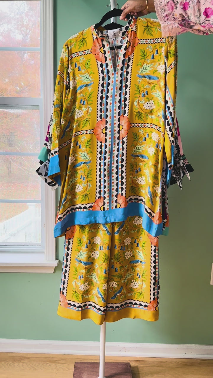 PURE CREPE SILK SUMMER FUSION CO-ORDS SFAZ05