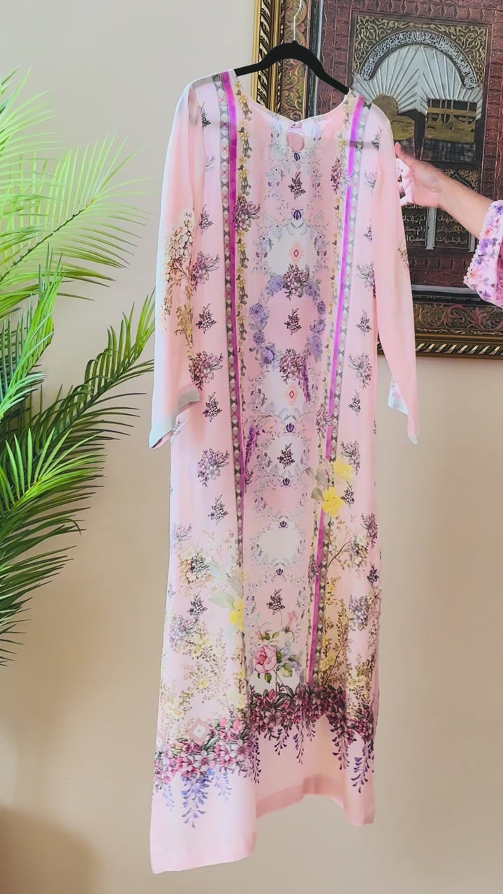 PURE CREPE SILK FUSION KAFTAN SFKF03