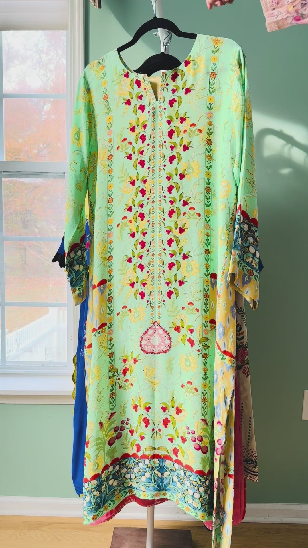 PURE CREPE SILK FUSION KAFTAN SFKF13