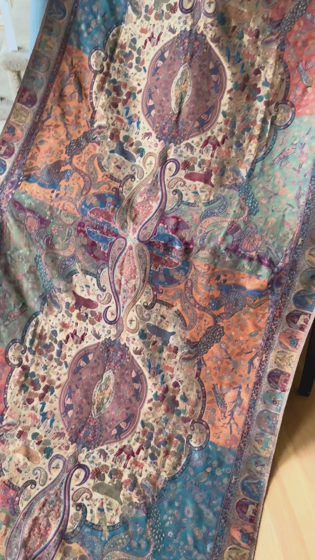 KHANI MOONLIGHT WOVEN PASHMINA SHAWL KHSF15