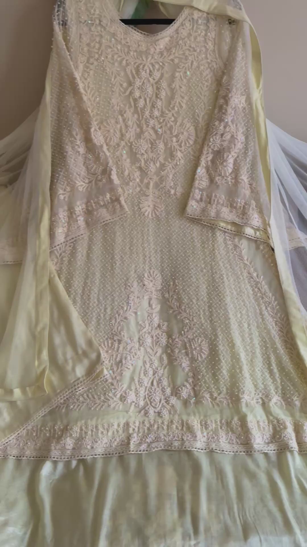 HEAVY PARTYWEAR PEARLWORK SUIT ALPW05