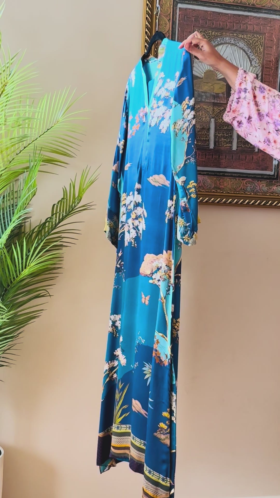PURE CREPE SILK FUSION KAFTAN SFKF05