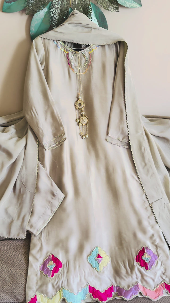 PURE SHEESHA SILK CUSTOM PARTYWEAR MUSF03