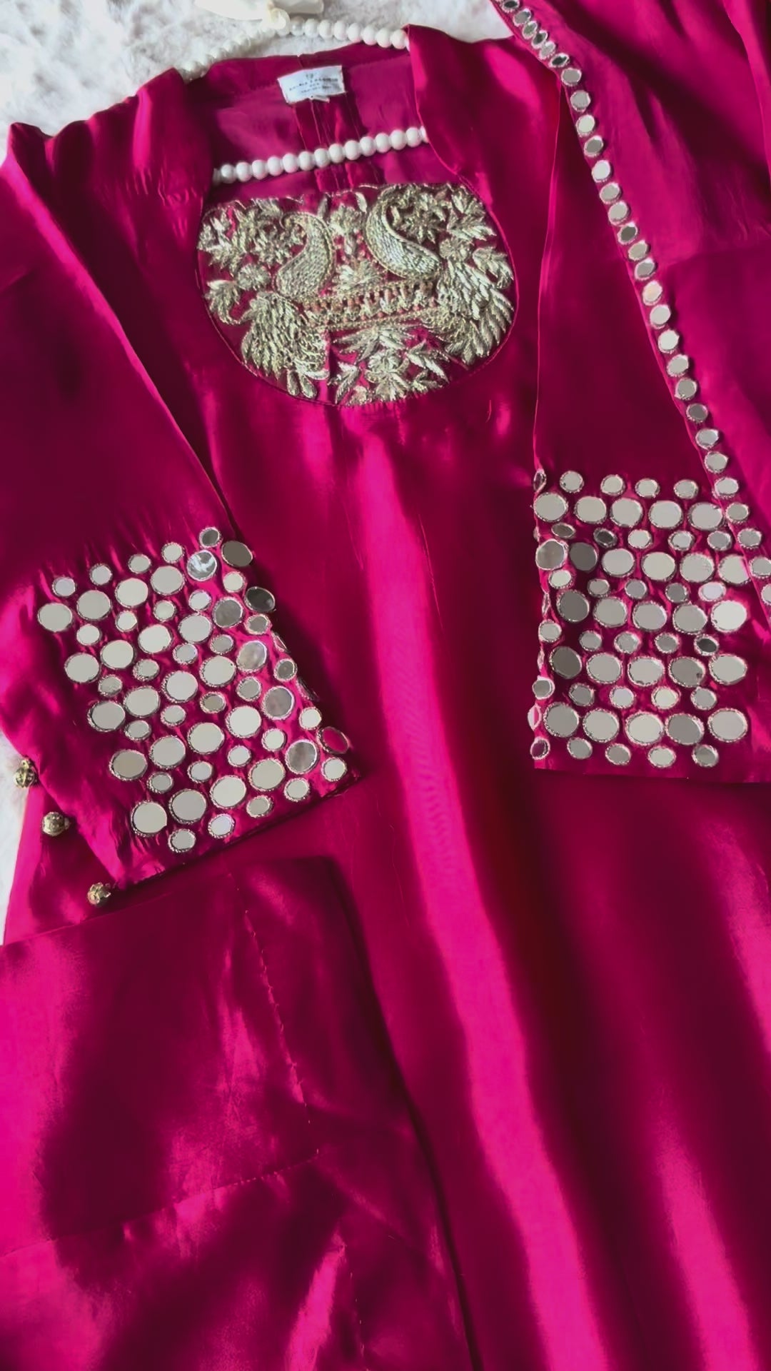 CUSTOM SERIES MIRROR WORK PARTYWEAR SUIT CSSF24