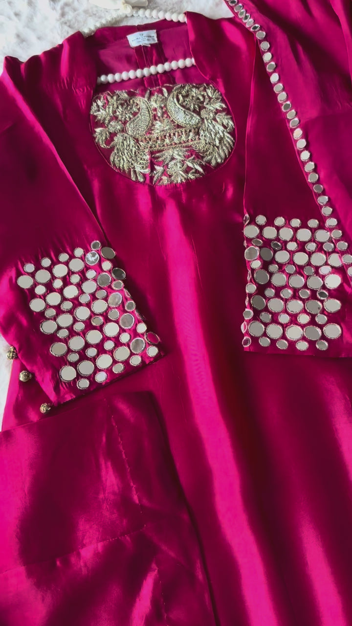 CUSTOM SERIES MIRROR WORK PARTYWEAR SUIT CSSF24