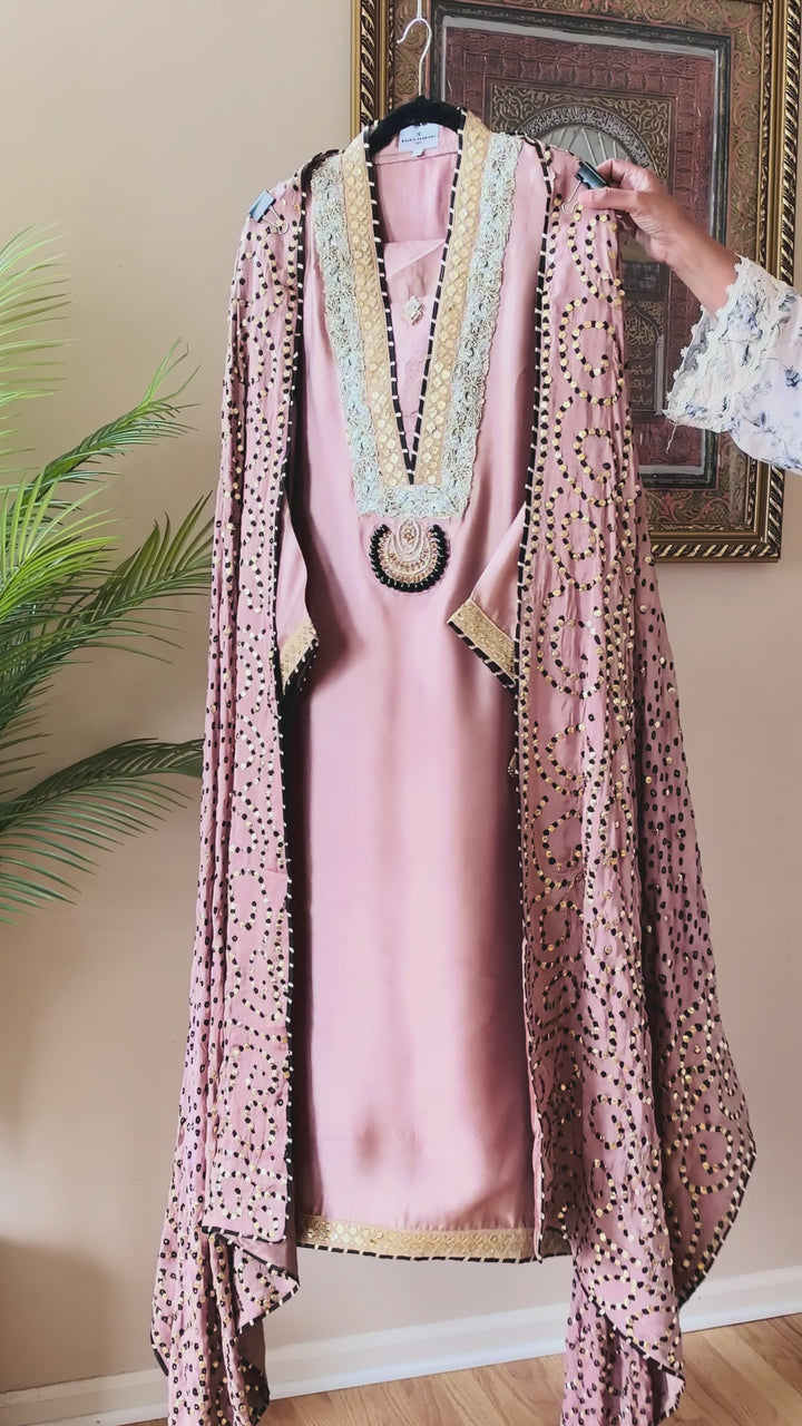 CUSTOM SERIES PURE SILK CHUNRI SUITS CHSF13