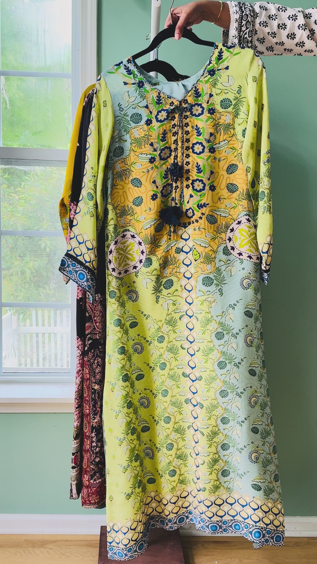 PURE CREPE SILK FUSION KAFTAN SFKF19