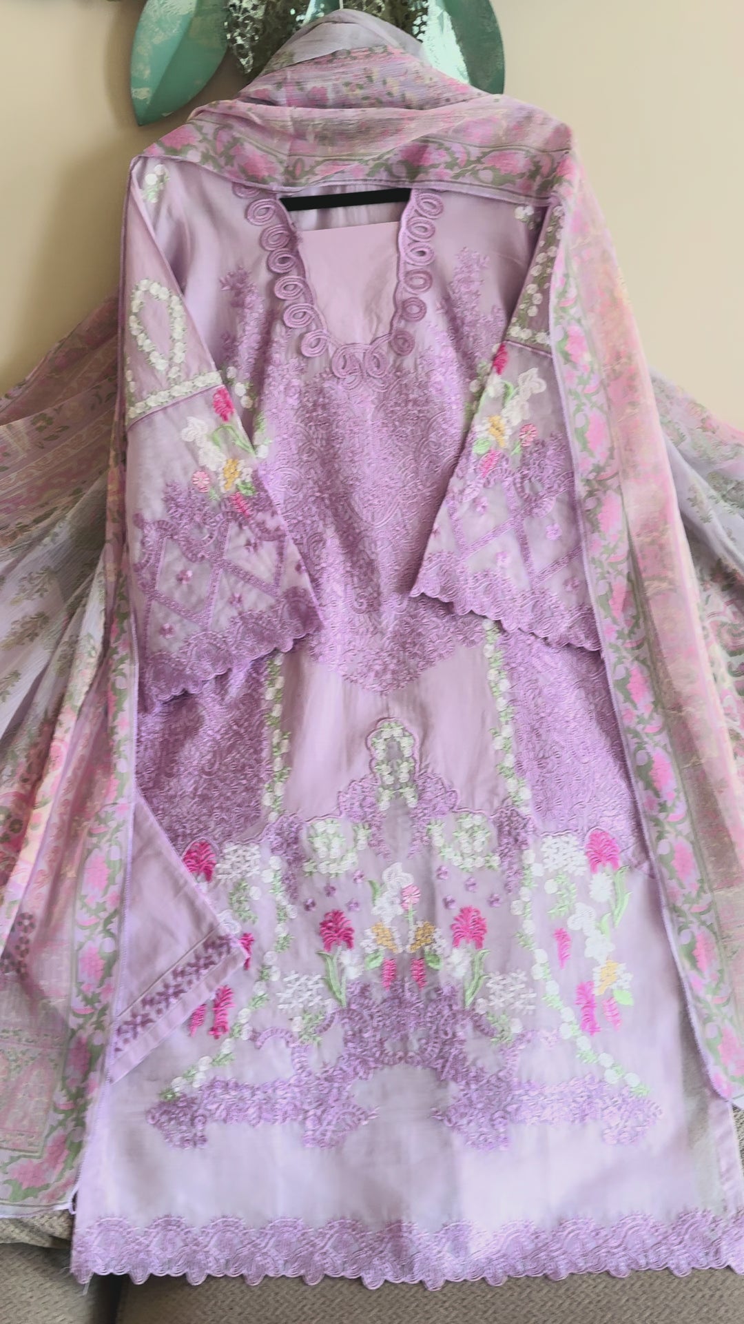 EMBROIDERED CASUAL WEAR LAWN 3-PC SUITS CWSF13