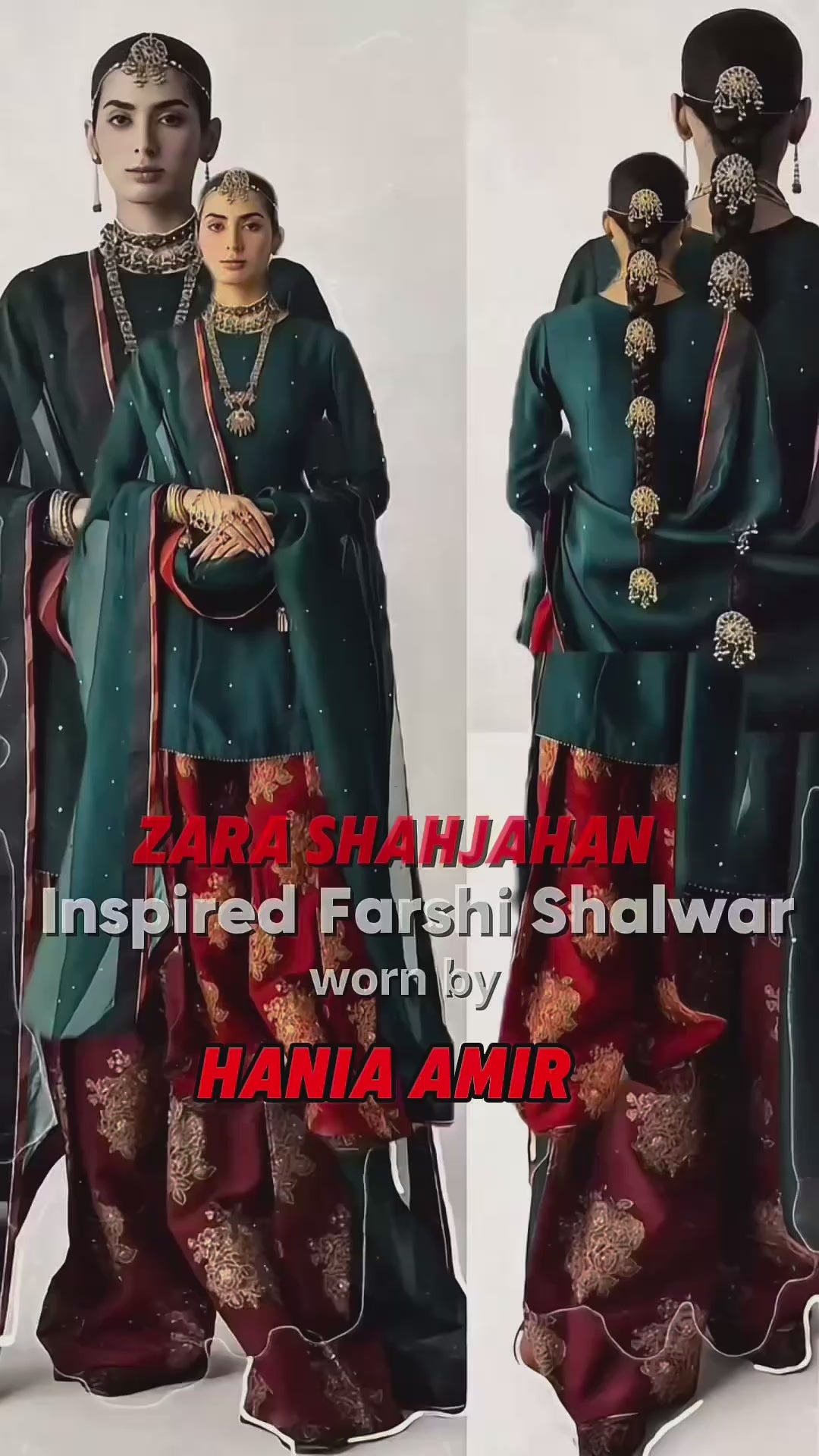 HANIA AMIR INSPIRED FARSHI SHALWAR HASF01