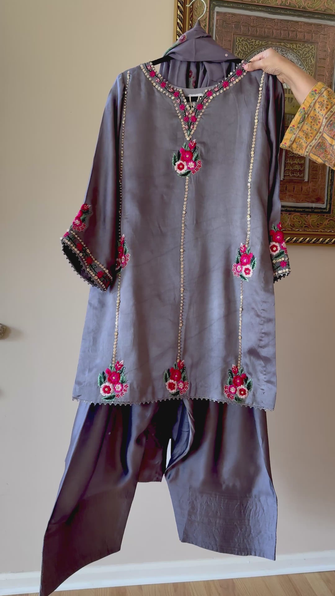 PURE SHEESHA SILK FARSHI SHALWAR FRSH35
