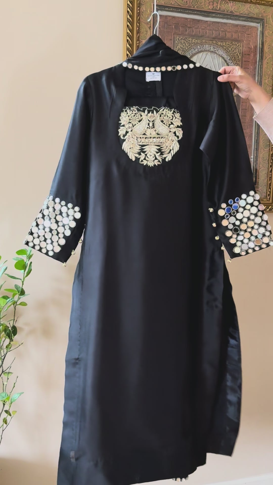 CUSTOM SERIES MIRROR WORK PARTYWEAR SUIT CSSF25