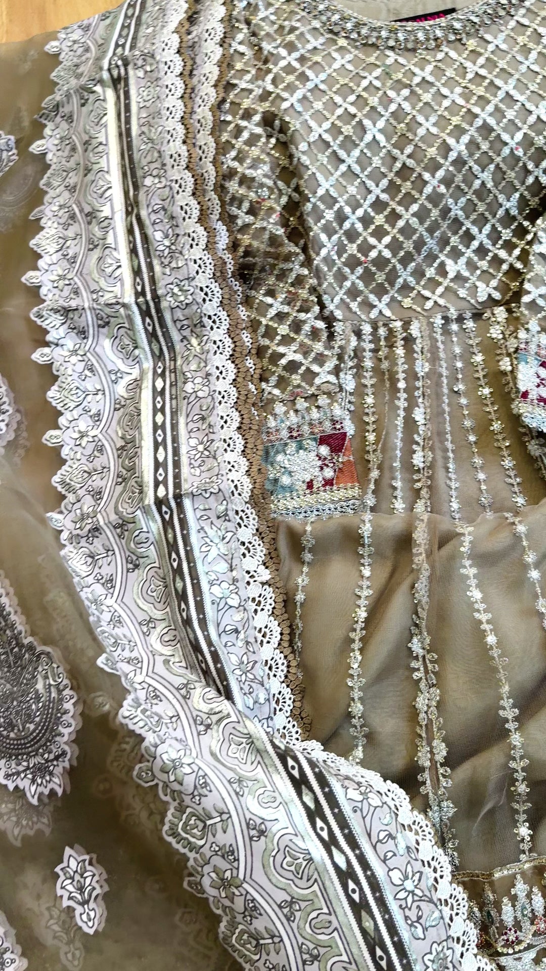 EMBROIDERED PARTYWEAR FROCK ALPW165