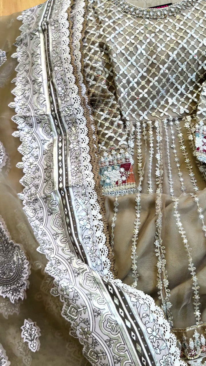 EMBROIDERED PARTYWEAR FROCK ALPW165