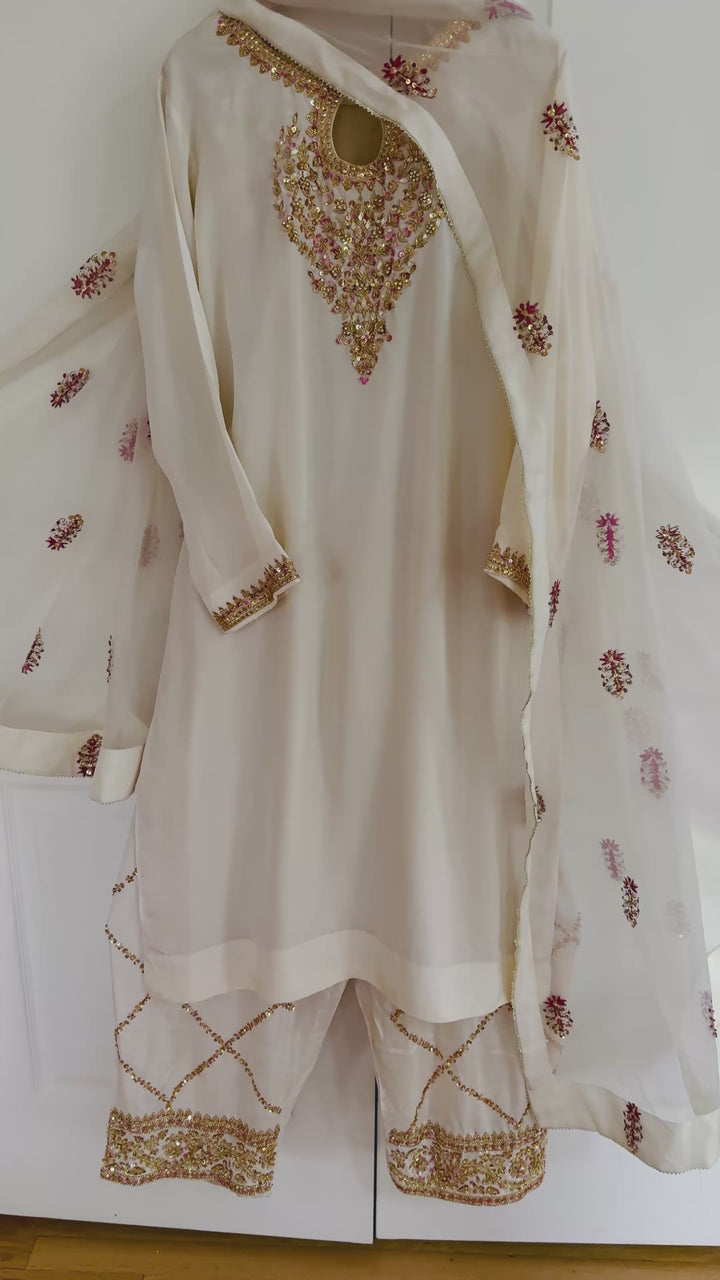 HANDWORK PARTYWEAR SUIT PRSF01