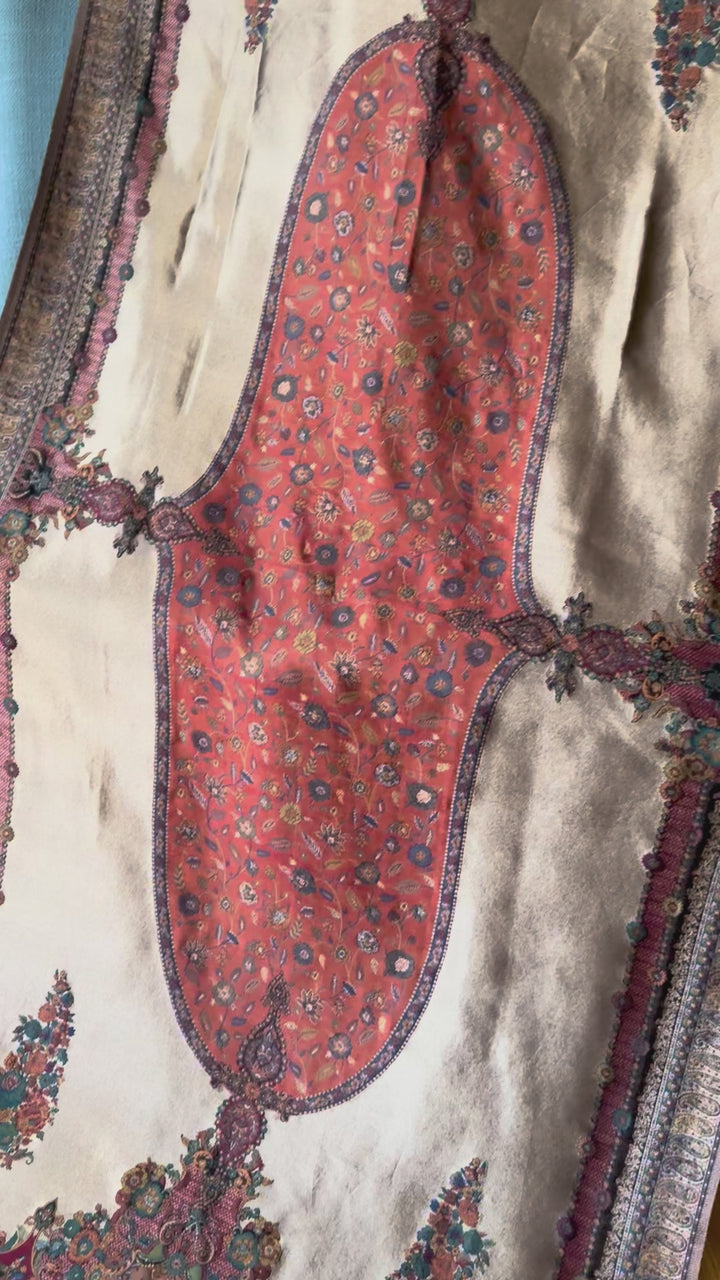 KHANI MOONLIGHT WOVEN PASHMINA SHAWL KHSF18