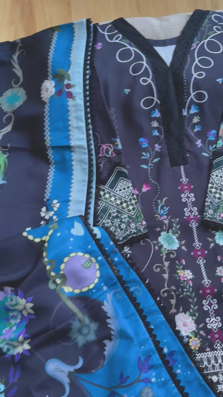 QALAMKAR WINTER COLLECTION SKYE