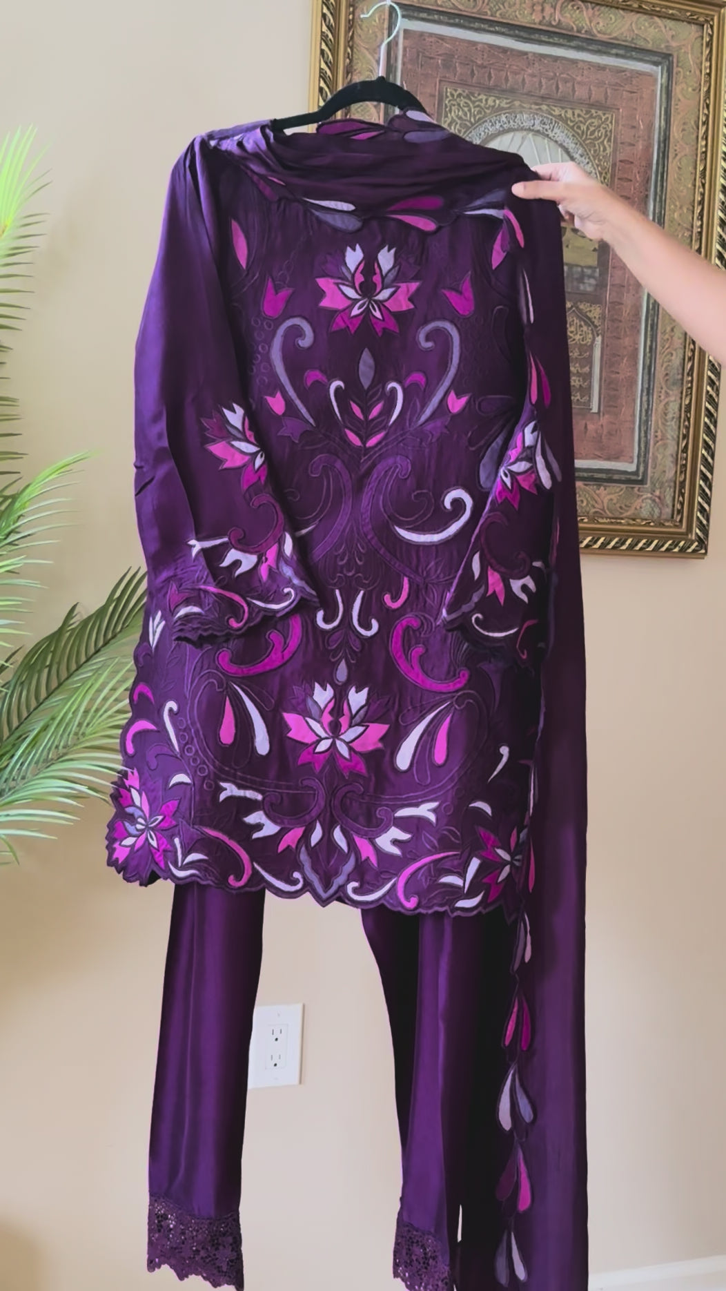 DRAPE DUPATTA EMBROIDERED SKINNY SHALWAR SET DPSF02
