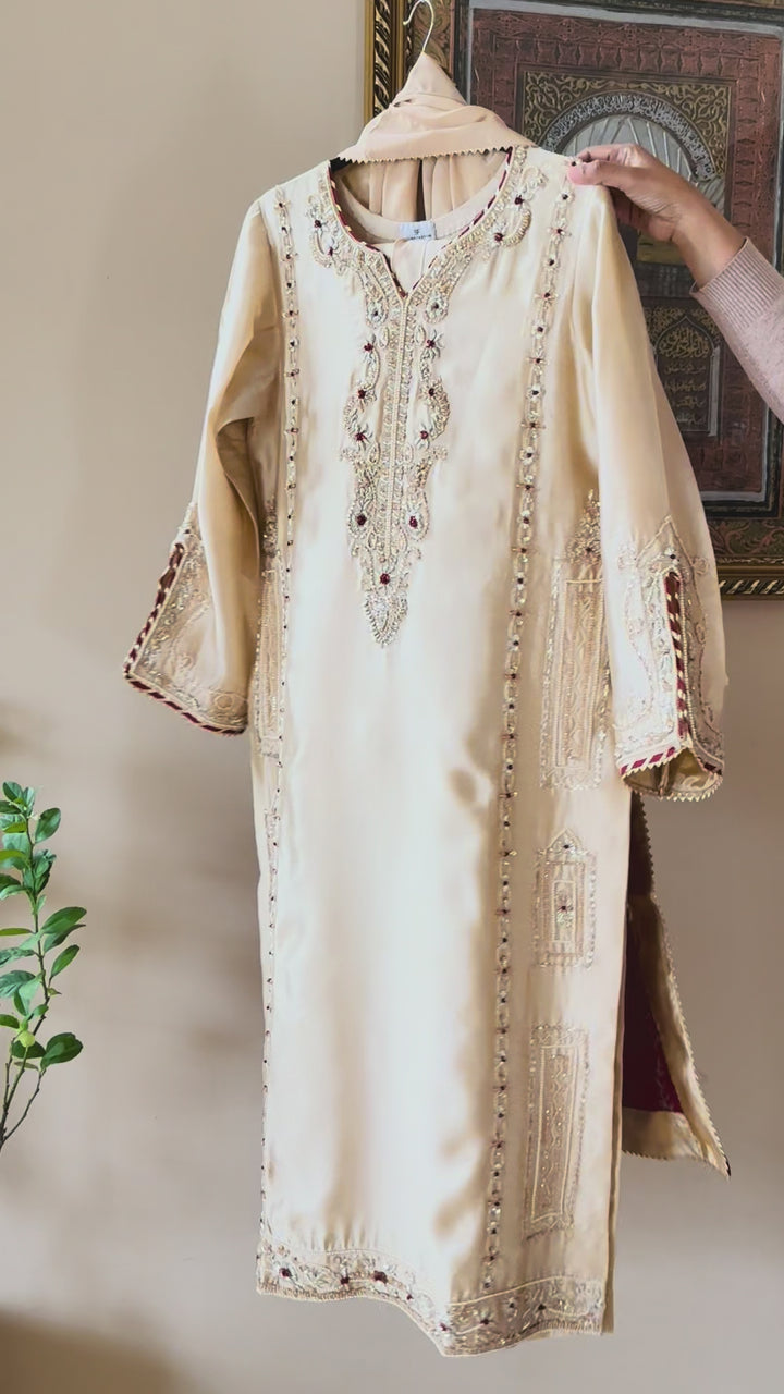HEAVY PURE SILK CUSTOM PARTYWEAR MUSF10