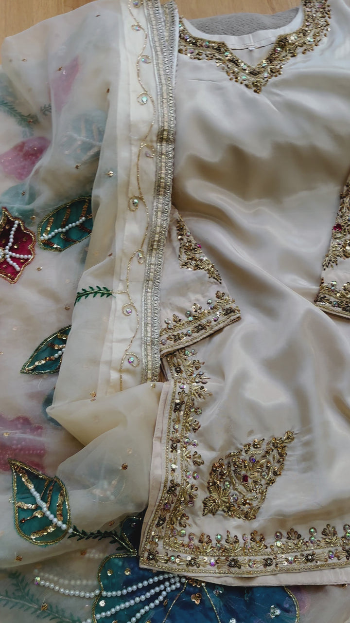 HEAVY PARTYWEAR SHARARA SET SFNQ01