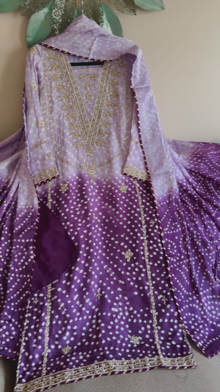 PURE SILK CHUNRI SUIT(CUSTOM SERIES) SFCH02