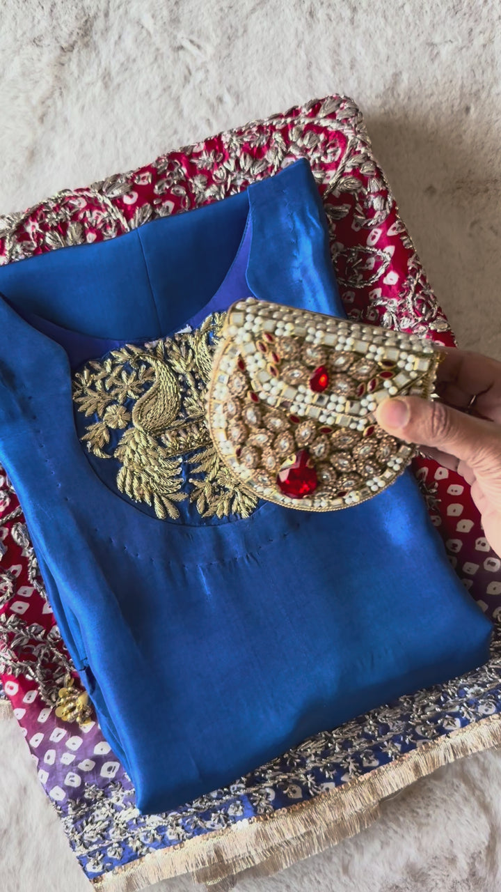 KUNDAN CLUTCH GULAAL