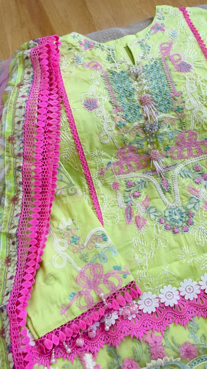 ANSAB JAHANGIR ZOHA LUXURY LAWN LOTUS POD