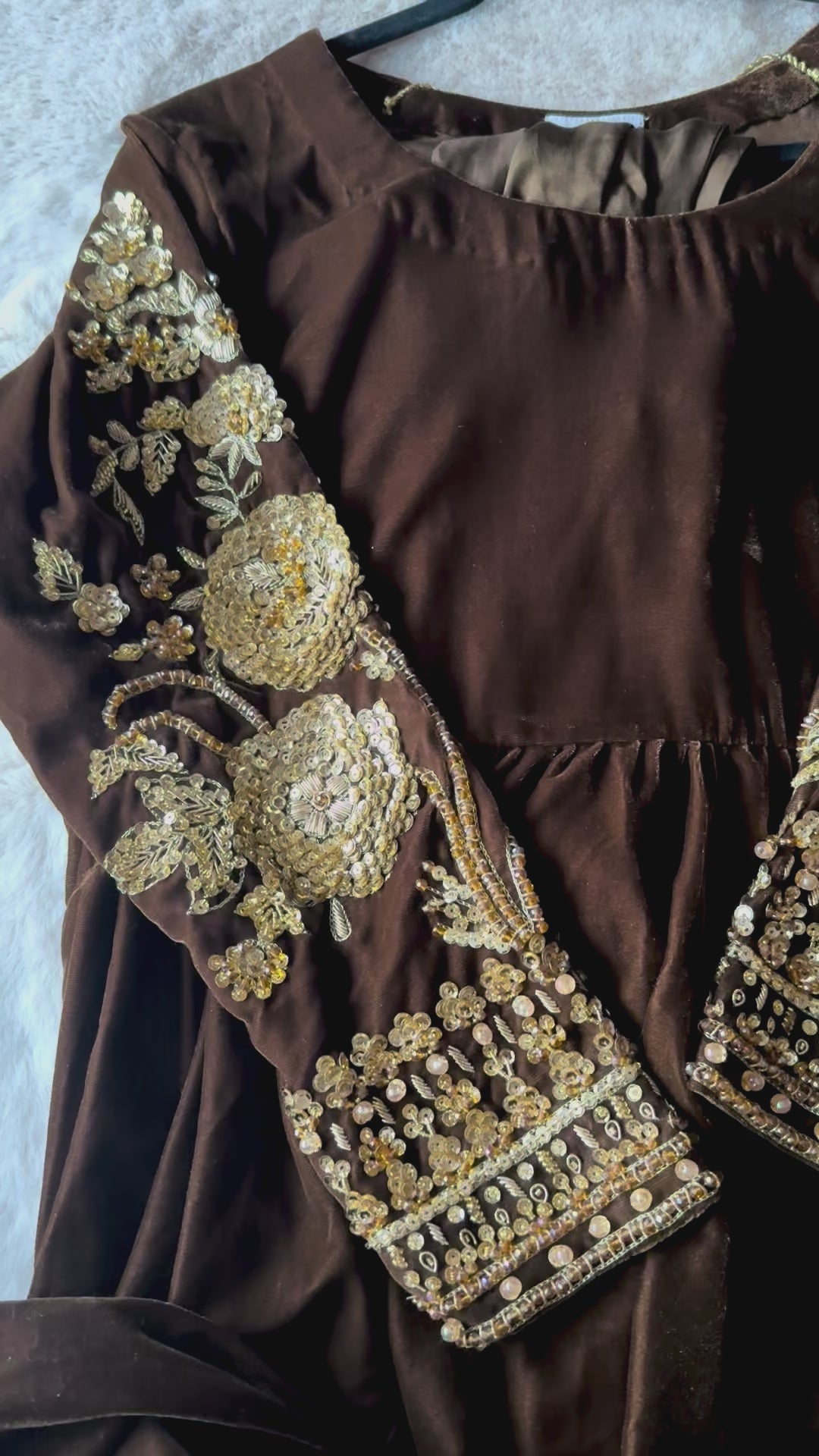 VELVET FORMAL FROCK PARTYWEAR SUIT VLSF01