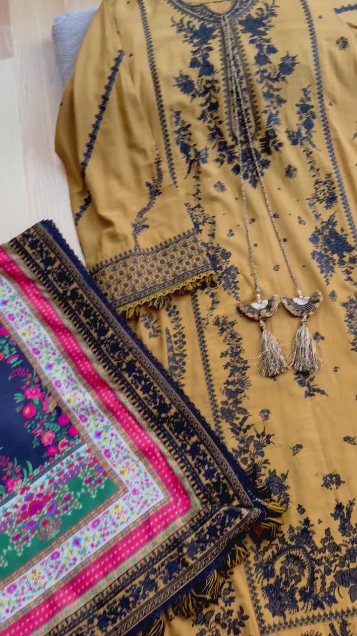 HUSSAIN REHAR WINTER COLLECTION SAAGE HRSF08